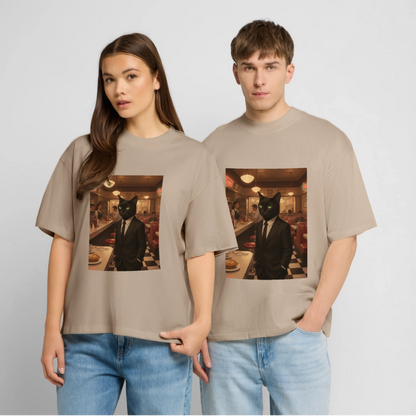 Krümel – Royale mit Pfote | Stanley/Stella Oversized Unisex Bio T-Shirt Blaster - Steingrau