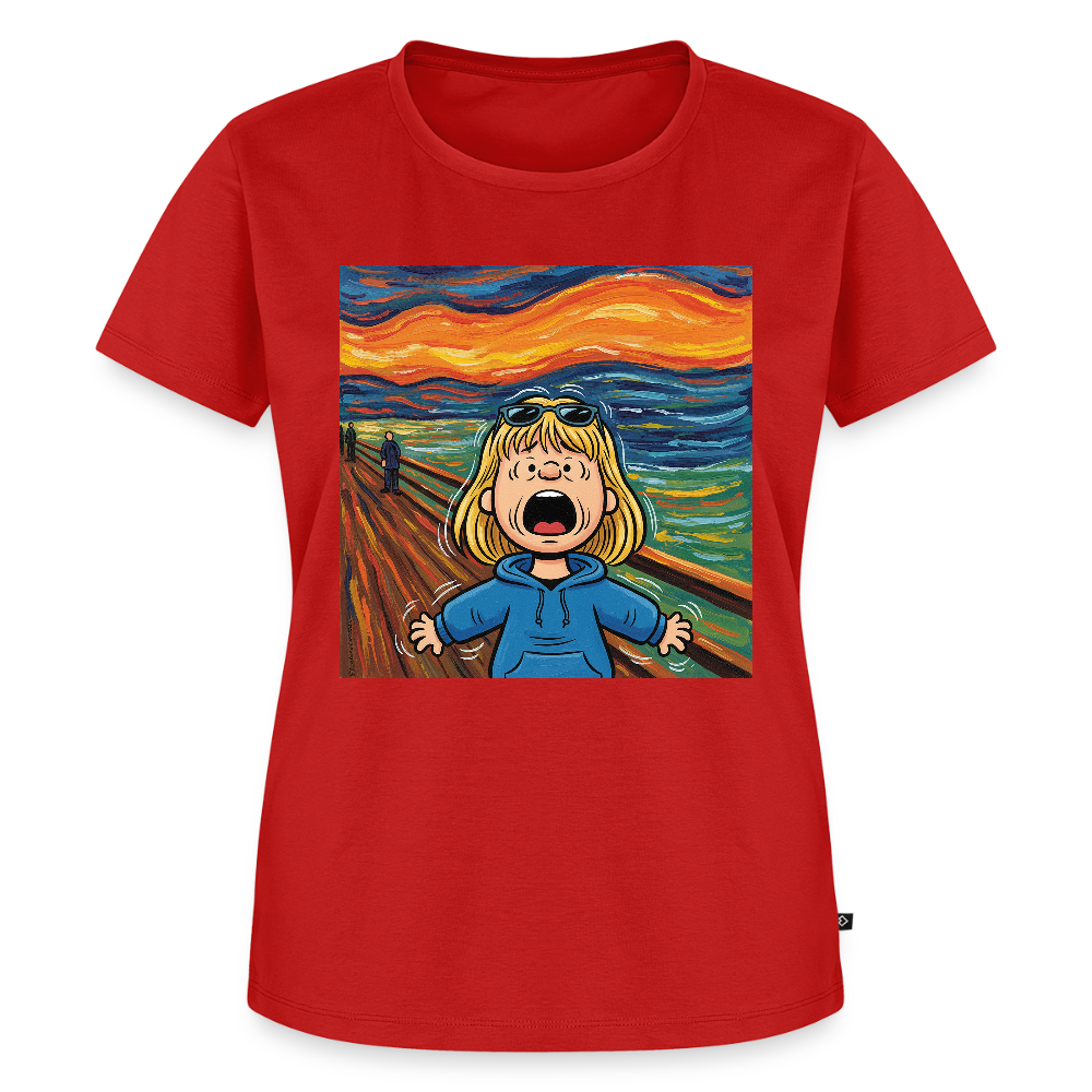 Der Schrei… manchmal bist du es selbst | Frauen Premium T-Shirt - Rot