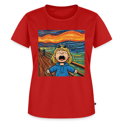 Der Schrei… manchmal bist du es selbst | Frauen Premium T-Shirt - Rot