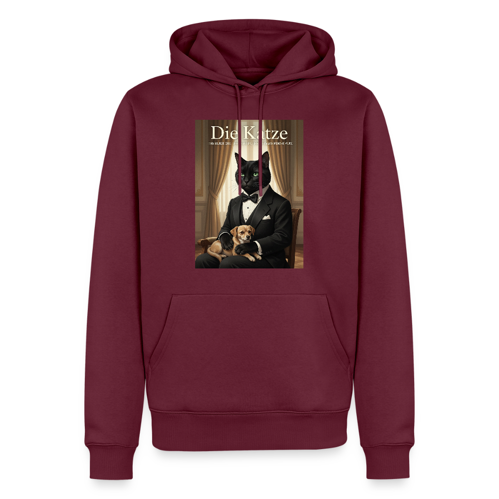 Die Katze – Krümel regelt das | Männer Premium Hoodie - Burgunderrot