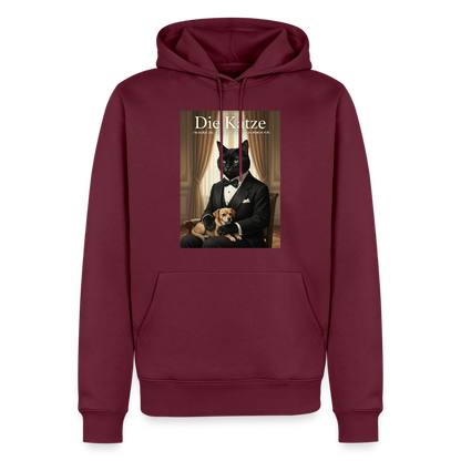 Die Katze – Krümel regelt das | Männer Premium Hoodie - Burgunderrot