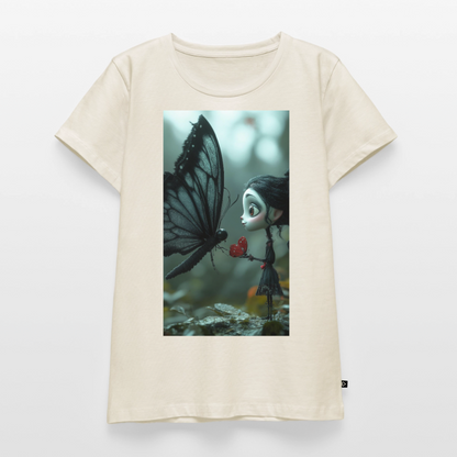 Mut für einen Moment | Frauen Premium T-Shirt - Naturweiß