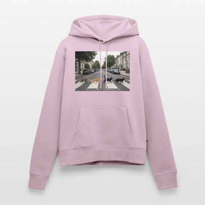 The Purrfect Crossing – Wir waren vor der Band da | Frauen Premium Hoodie - Altrosa