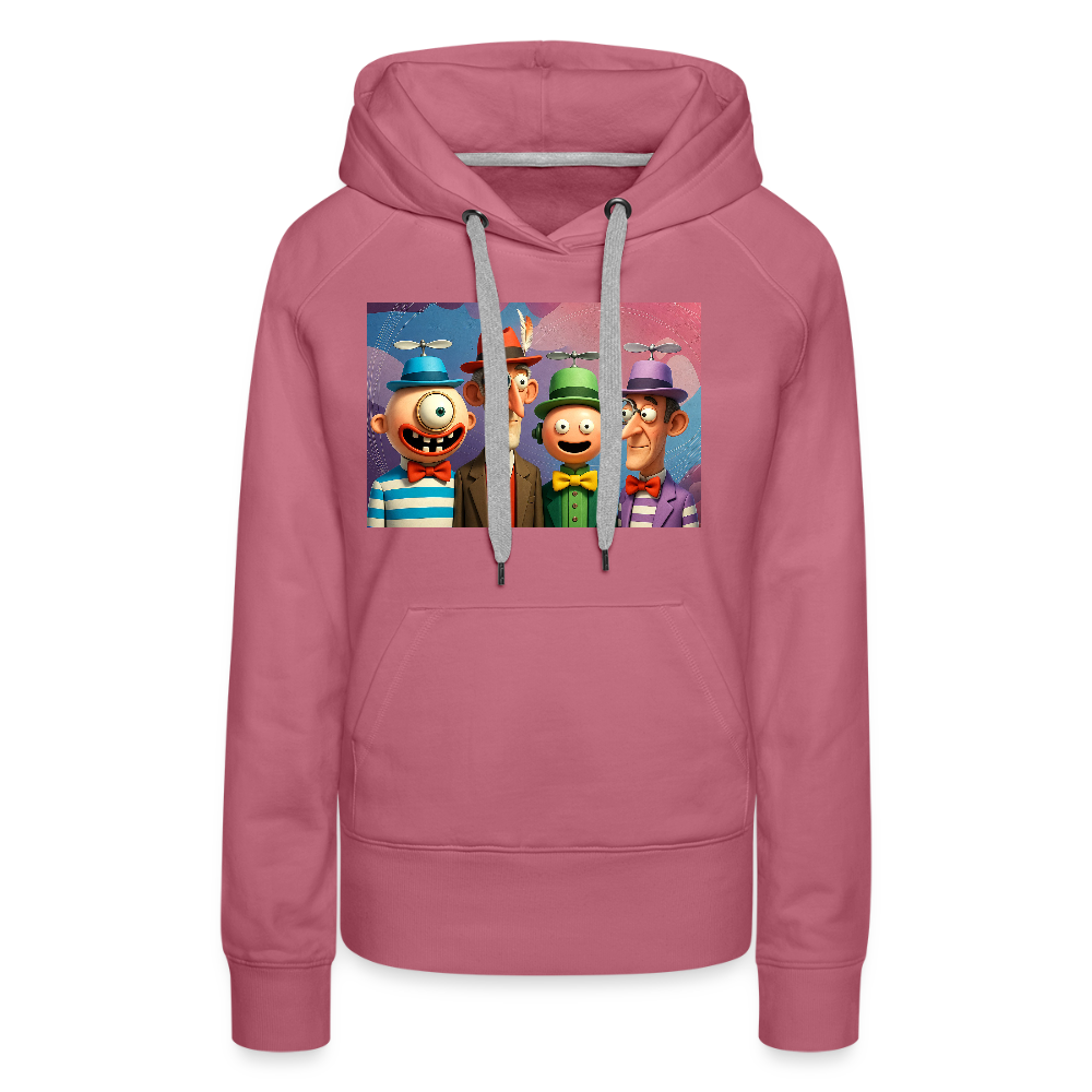 Gedankenkreise auf Hochtouren | Frauen Premium Hoodie - Malve