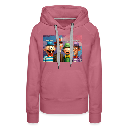 Gedankenkreise auf Hochtouren | Frauen Premium Hoodie - Malve