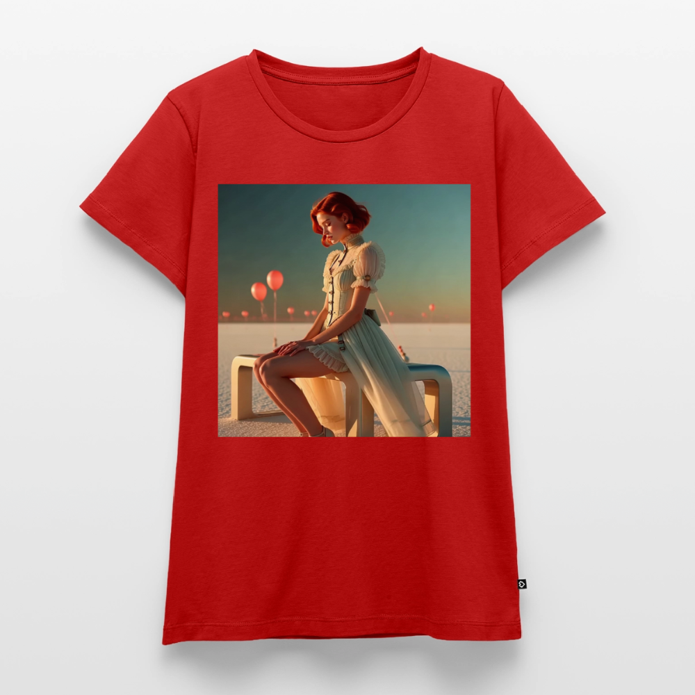 Leise Gedanken bei lauter Farben | Frauen Premium T-Shirt - Rot