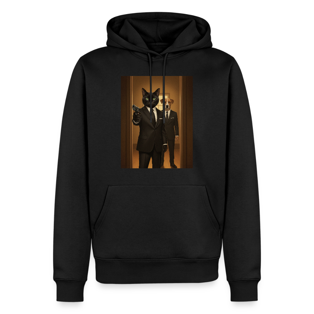 Krümel – Say Meow Again | Männer Premium Hoodie - Schwarz