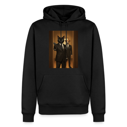 Krümel – Say Meow Again | Männer Premium Hoodie - Schwarz