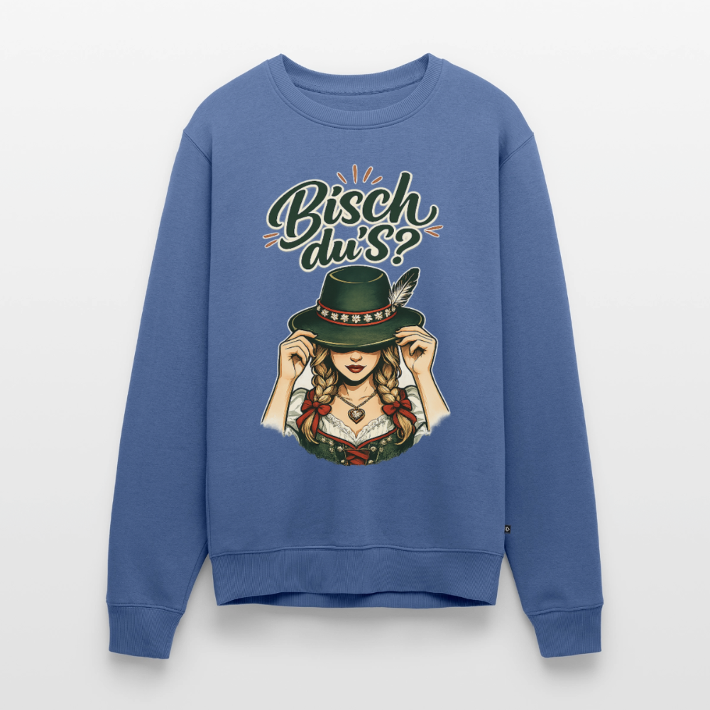 Bisch du’s? – Der Blick sagt alles |  Männer Premium Pullover - Taubenblau