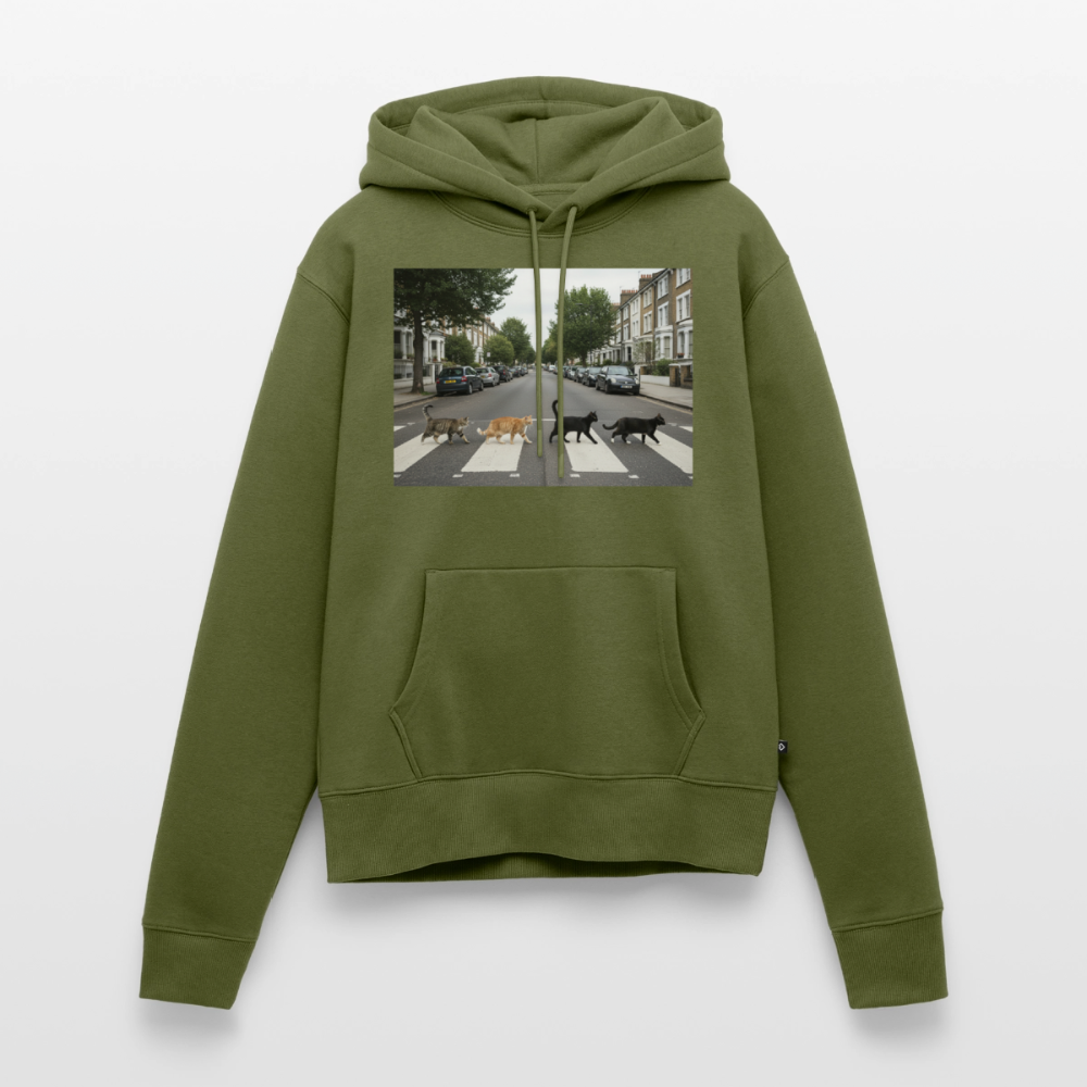 The Purrfect Crossing – Wir waren vor der Band da | Frauen Premium Hoodie - Khaki