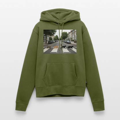 The Purrfect Crossing – Wir waren vor der Band da | Frauen Premium Hoodie - Khaki