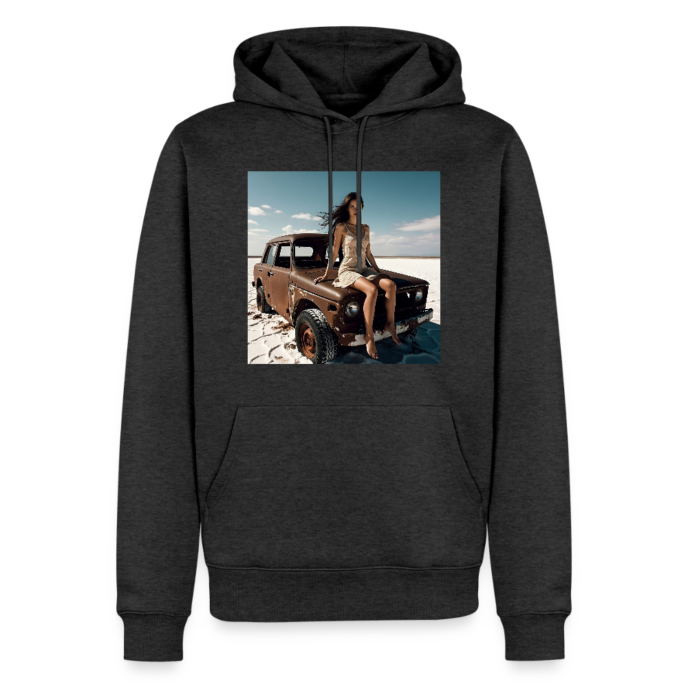 Warten auf irgendwas | Männer Premium Hoodie - Anthrazit meliert