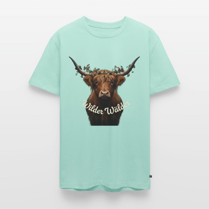 Wilder Wälder – Schwarzwald Highland Rind | Männer Premium T-Shirt - Mint 