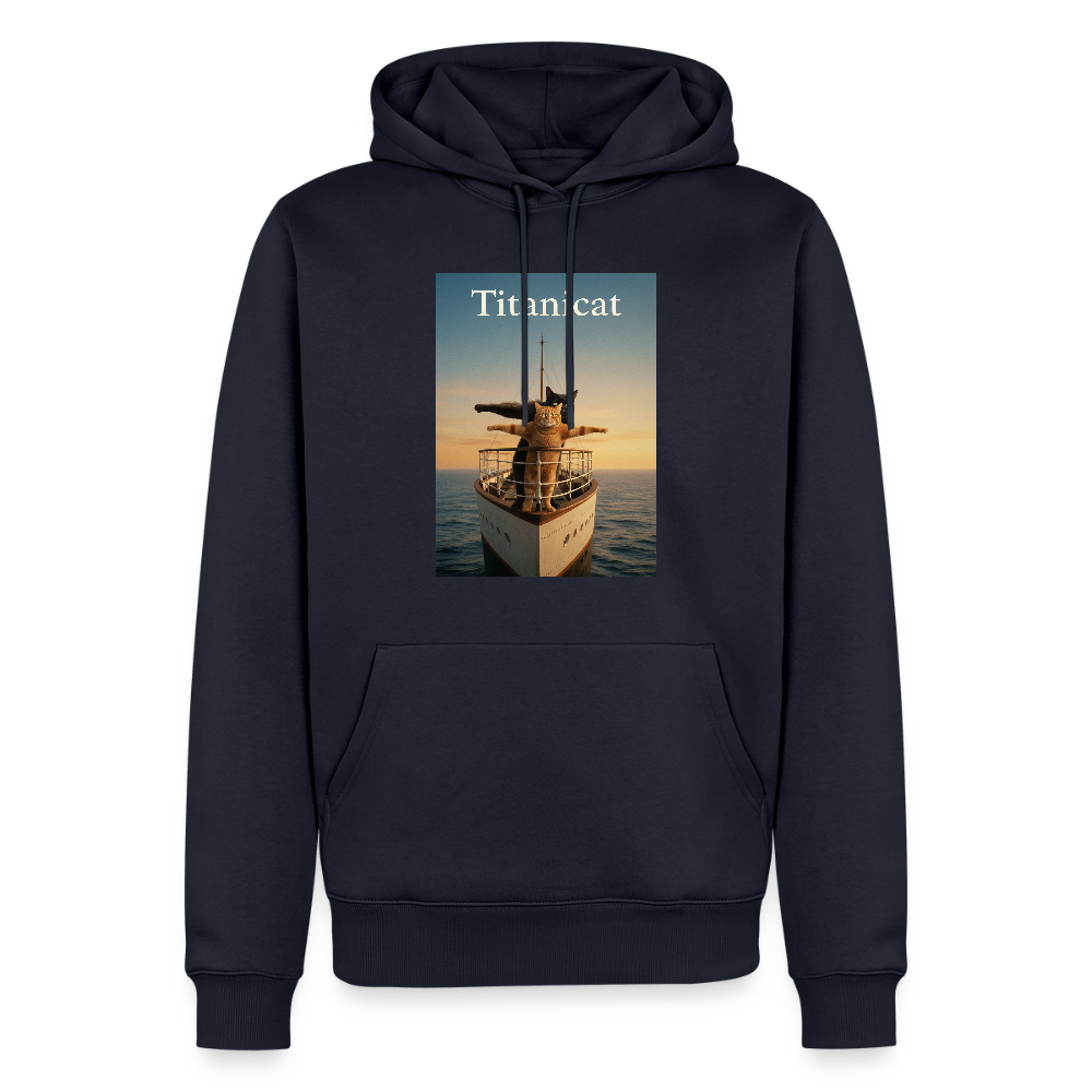 Titanicat – Ich bin der König der Kratzbäume | Männer Premium Hoodie - Navy