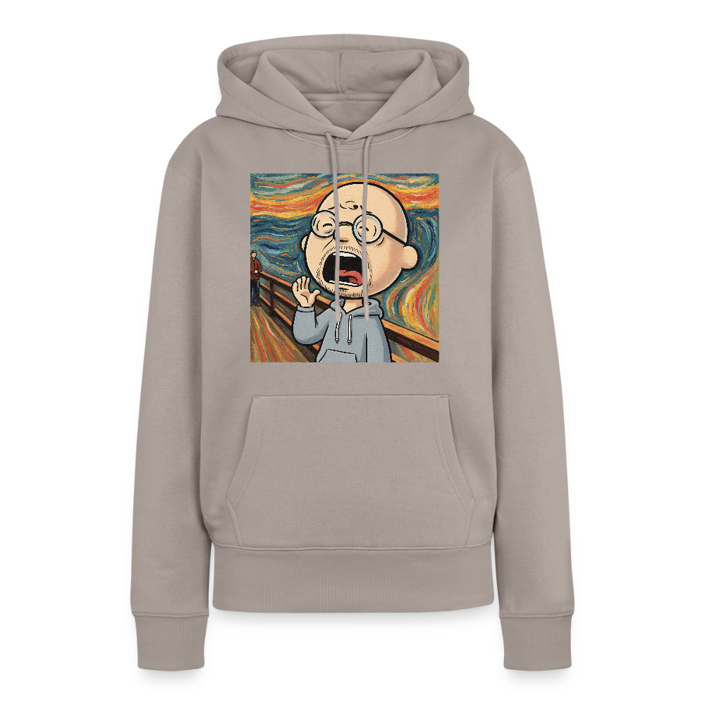 Der Schrei… aber heute bin ich dran | Frauen Premium Hoodie - Taupe