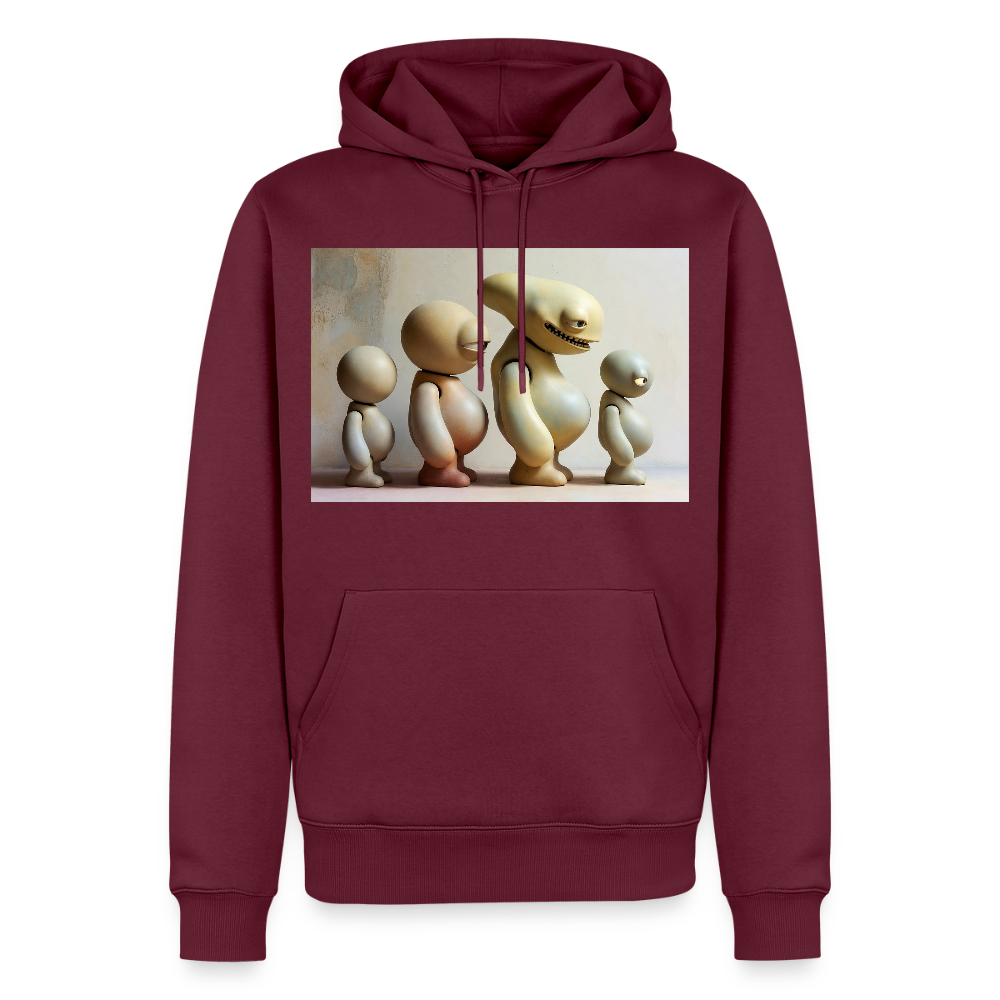 So wachsen wir also | Männer Premium Hoodie - Burgunderrot