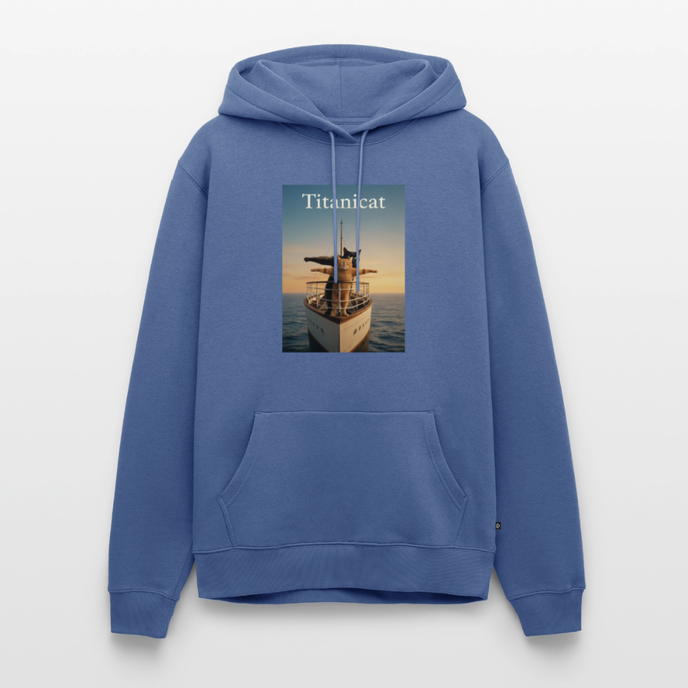 Titanicat – Ich bin der König der Kratzbäume | Männer Premium Hoodie - Taubenblau