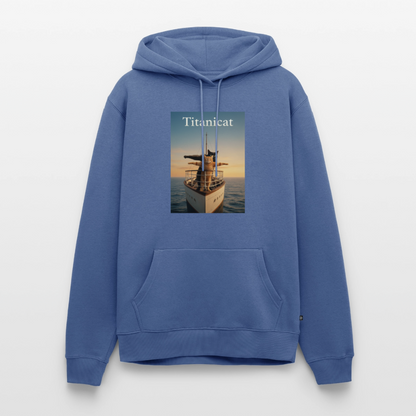 Titanicat – Ich bin der König der Kratzbäume | Männer Premium Hoodie - Taubenblau