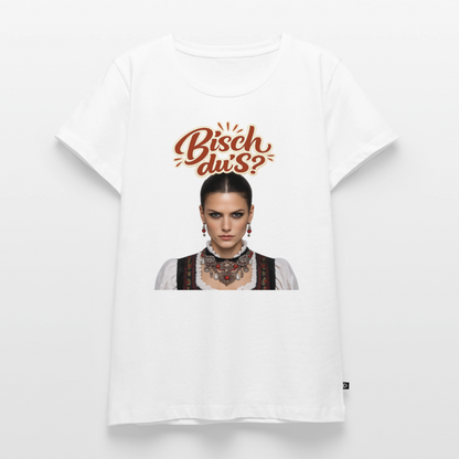 Schwarzwaldstolz – Sie weiß, wer sie isch | Frauen Premium T-Shirt - Weiß