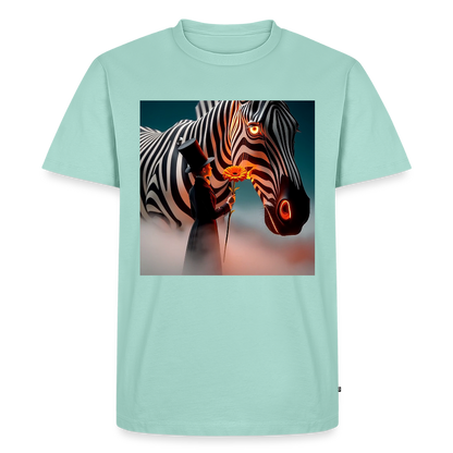 Blumen für ein Zebra | Männer Premium T-Shirt - Mint 