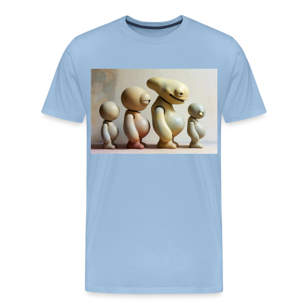 So wachsen wir also | Männer Premium T-Shirt - Sky