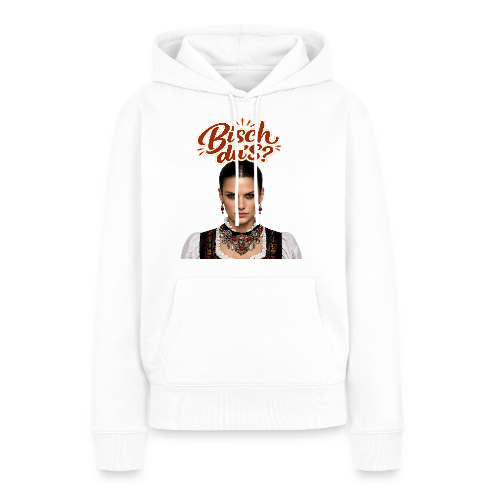 Schwarzwaldstolz – Sie weiß, wer sie isch | Frauen Premium Hoodie - Weiß