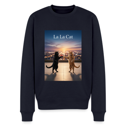 La La Cat – Tanz über den Dächern |  Männer Premium Pullover - Navy