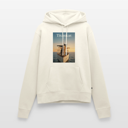 Titanicat – Ich bin der König der Kratzbäume | Frauen Premium Hoodie - Naturweiß
