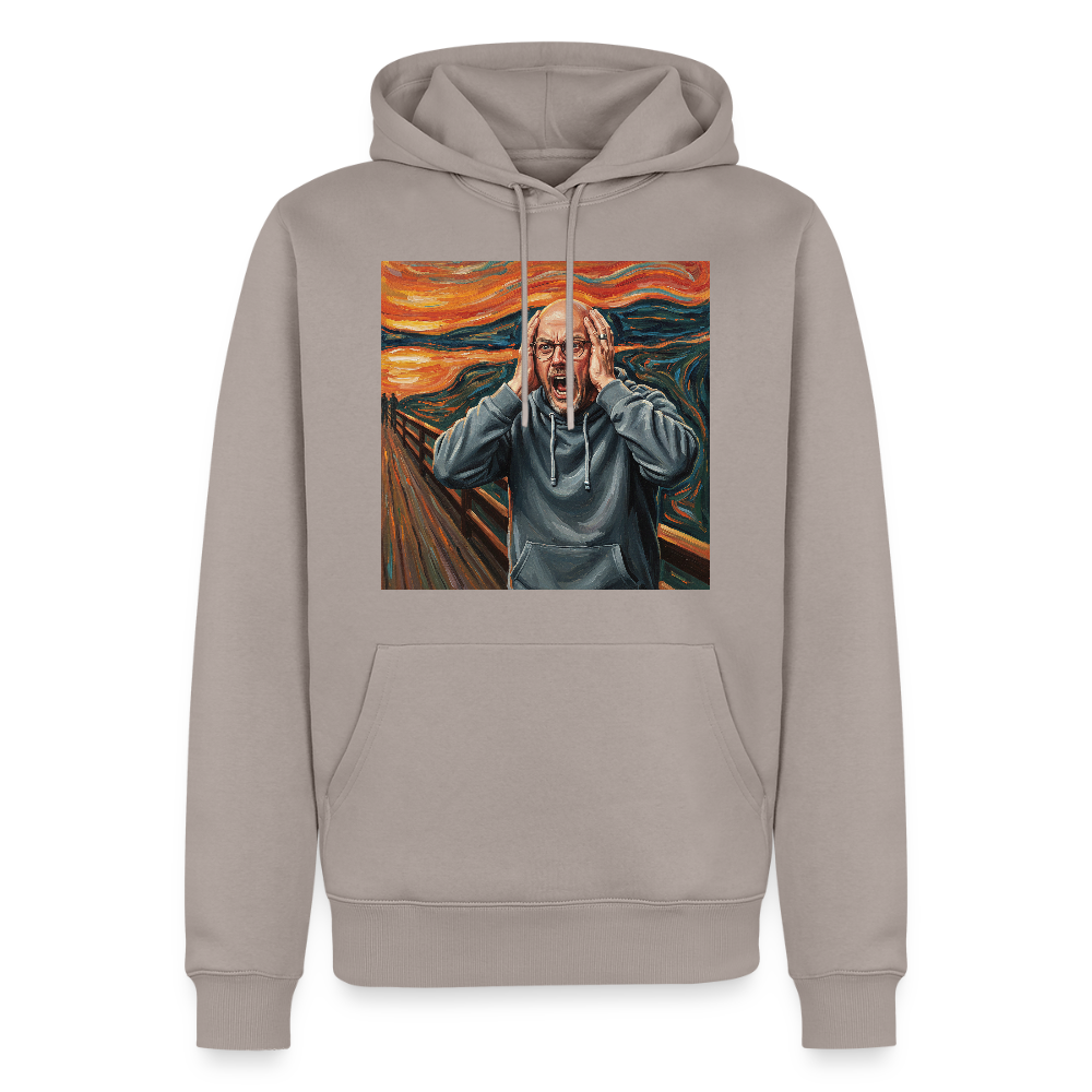 Der Schrei… wenn es wirklich reicht | Männer Premium Hoodie - Taupe