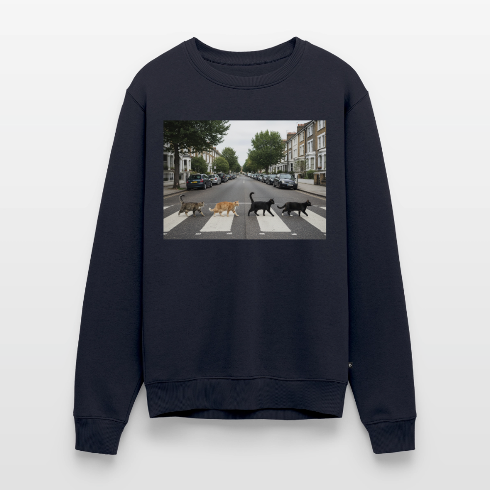 The Purrfect Crossing – Wir waren vor der Band da |  Männer Premium Pullover - Navy
