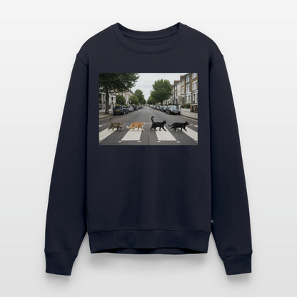 The Purrfect Crossing – Wir waren vor der Band da |  Männer Premium Pullover - Navy