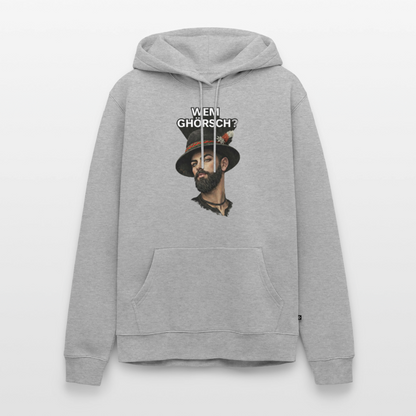 Wem ghörsch? – Alemannische Klärung | Männer Premium Hoodie - Grau meliert