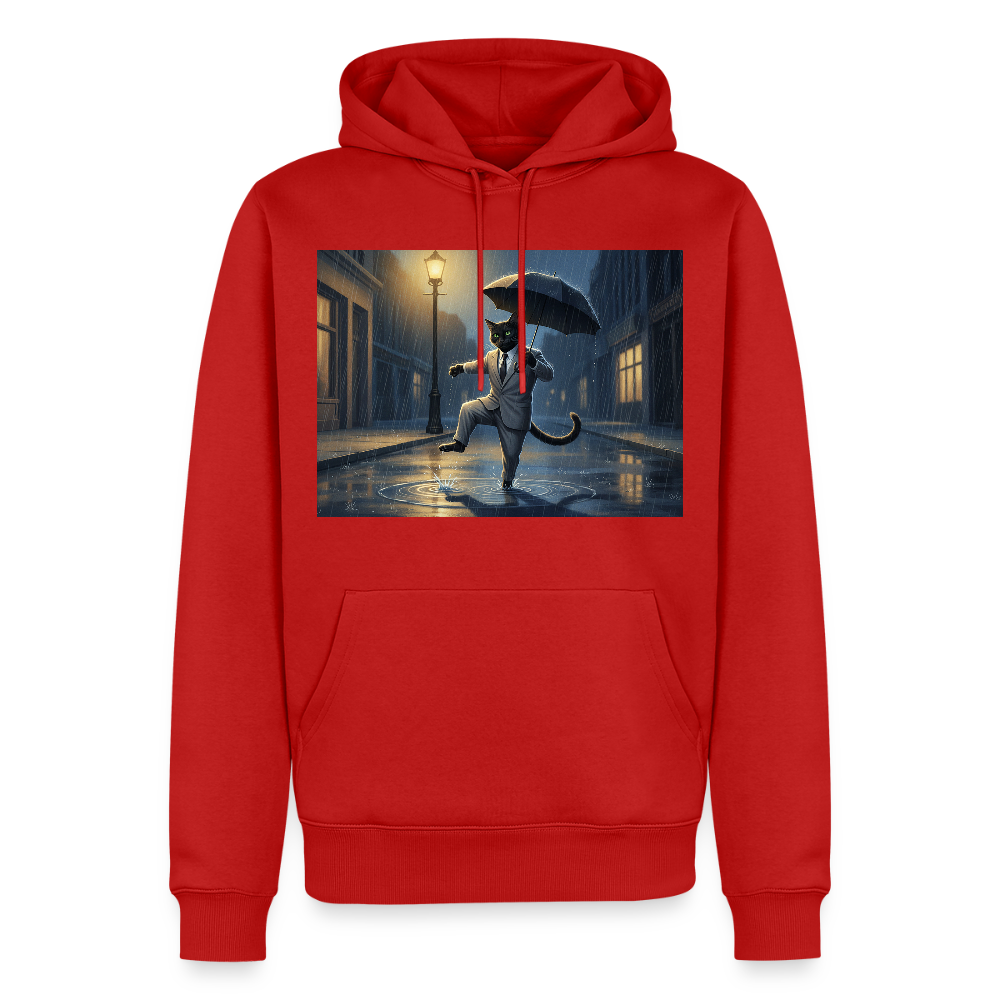 Krümel tanzt im Regen | Männer Premium Hoodie - Rot