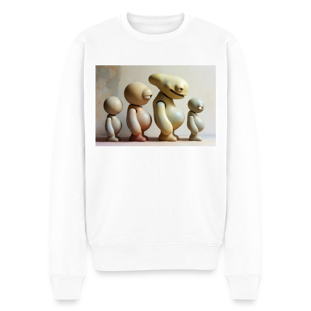 So wachsen wir also |  Männer Premium Pullover - Weiß