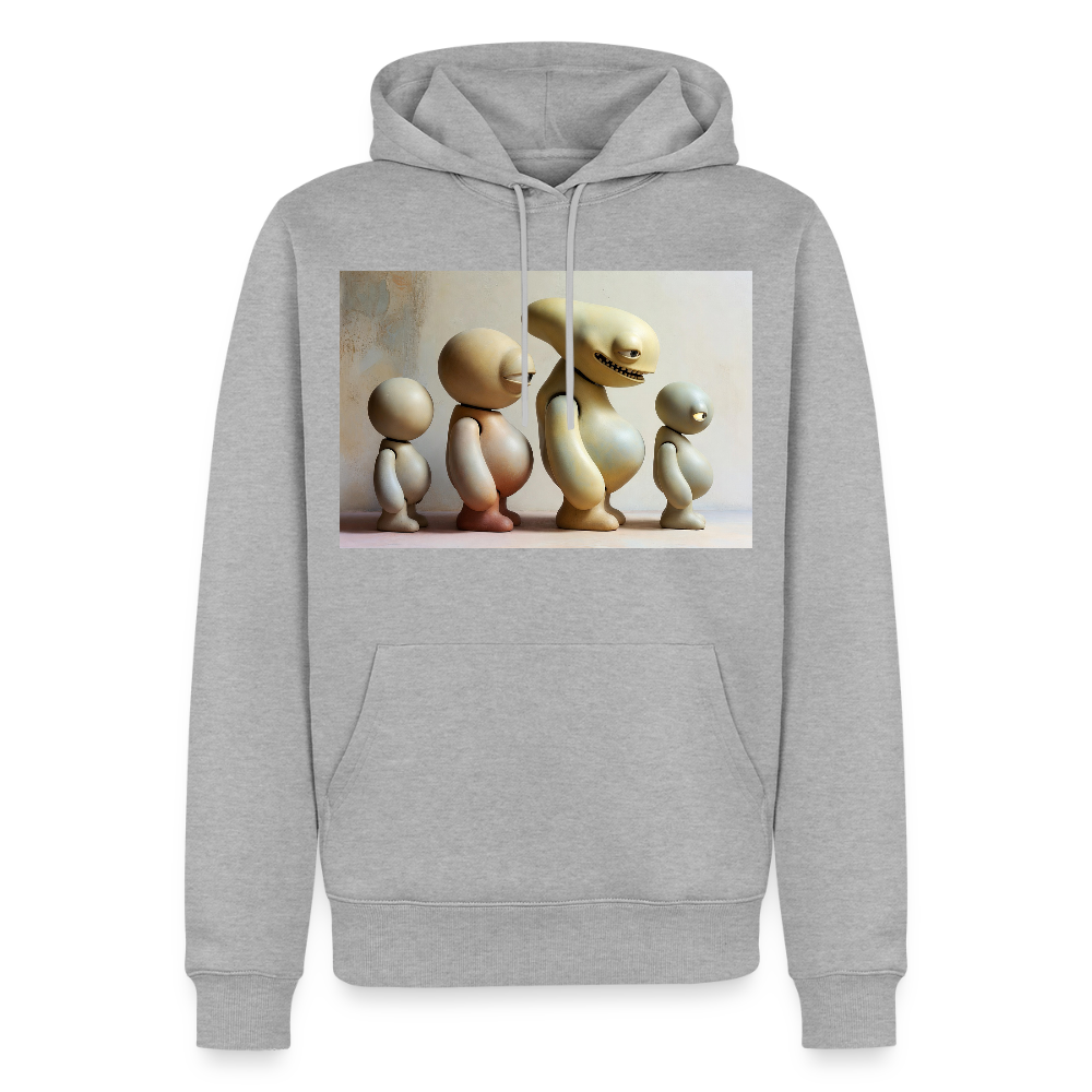 So wachsen wir also | Männer Premium Hoodie - Grau meliert