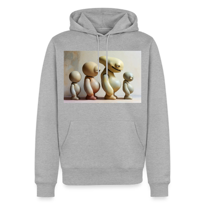 So wachsen wir also | Männer Premium Hoodie - Grau meliert
