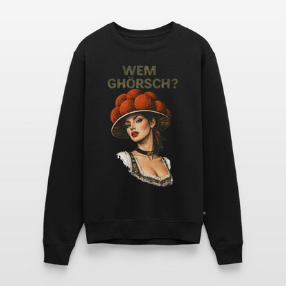 Wem ghörsch? – Schwarzwald Edition |  Männer Premium Pullover - Schwarz