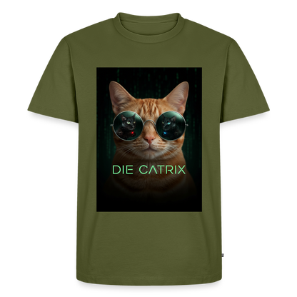 Die Catrix – Krümel erwacht | Männer Premium T-Shirt - Khaki