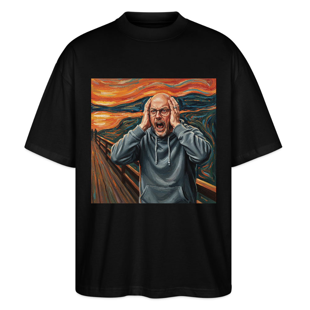 Der Schrei… wenn es wirklich reicht | Stanley/Stella Oversized Unisex Bio T-Shirt Blaster - Schwarz