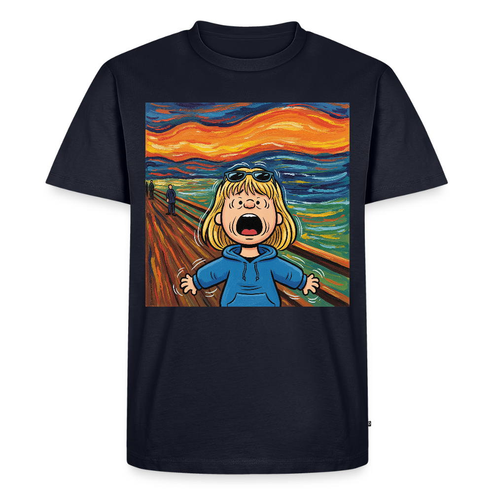 Der Schrei… manchmal bist du es selbst | Männer Premium T-Shirt - Navy