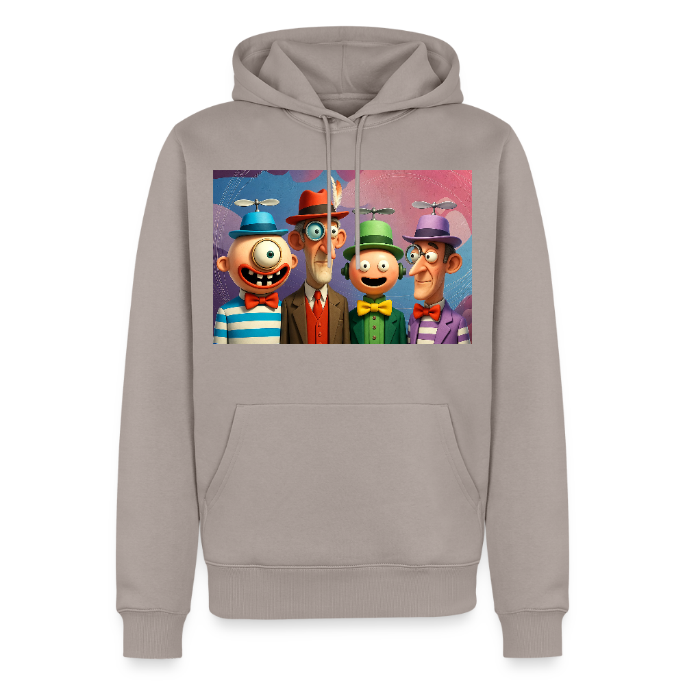 Gedankenkreise auf Hochtouren | Männer Premium Hoodie - Taupe