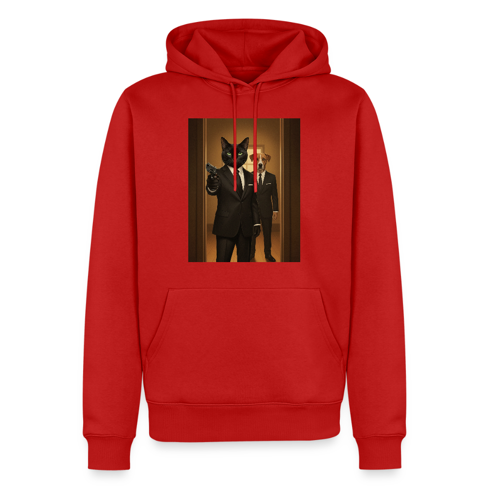 Krümel – Say Meow Again | Männer Premium Hoodie - Rot