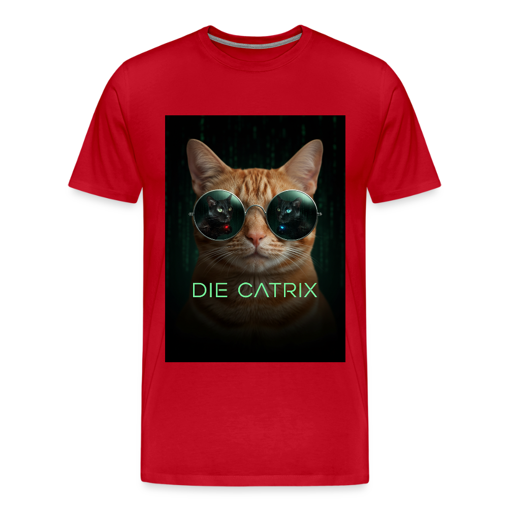 Die Catrix – Krümel erwacht | Männer Premium T-Shirt - Rot
