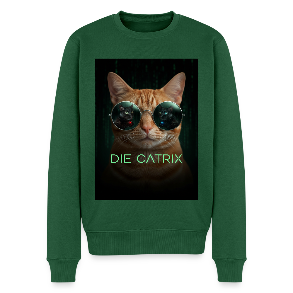Die Catrix – Krümel erwacht |  Männer Premium Pullover - Flaschengrün