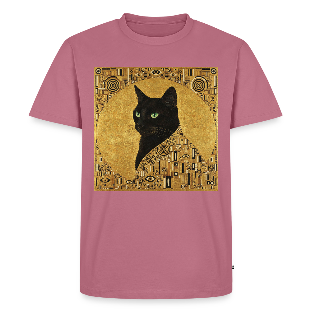 Adele… aber sie schnurrt – Goldene Katze à la Klimt | Männer Premium T-Shirt - Mauve