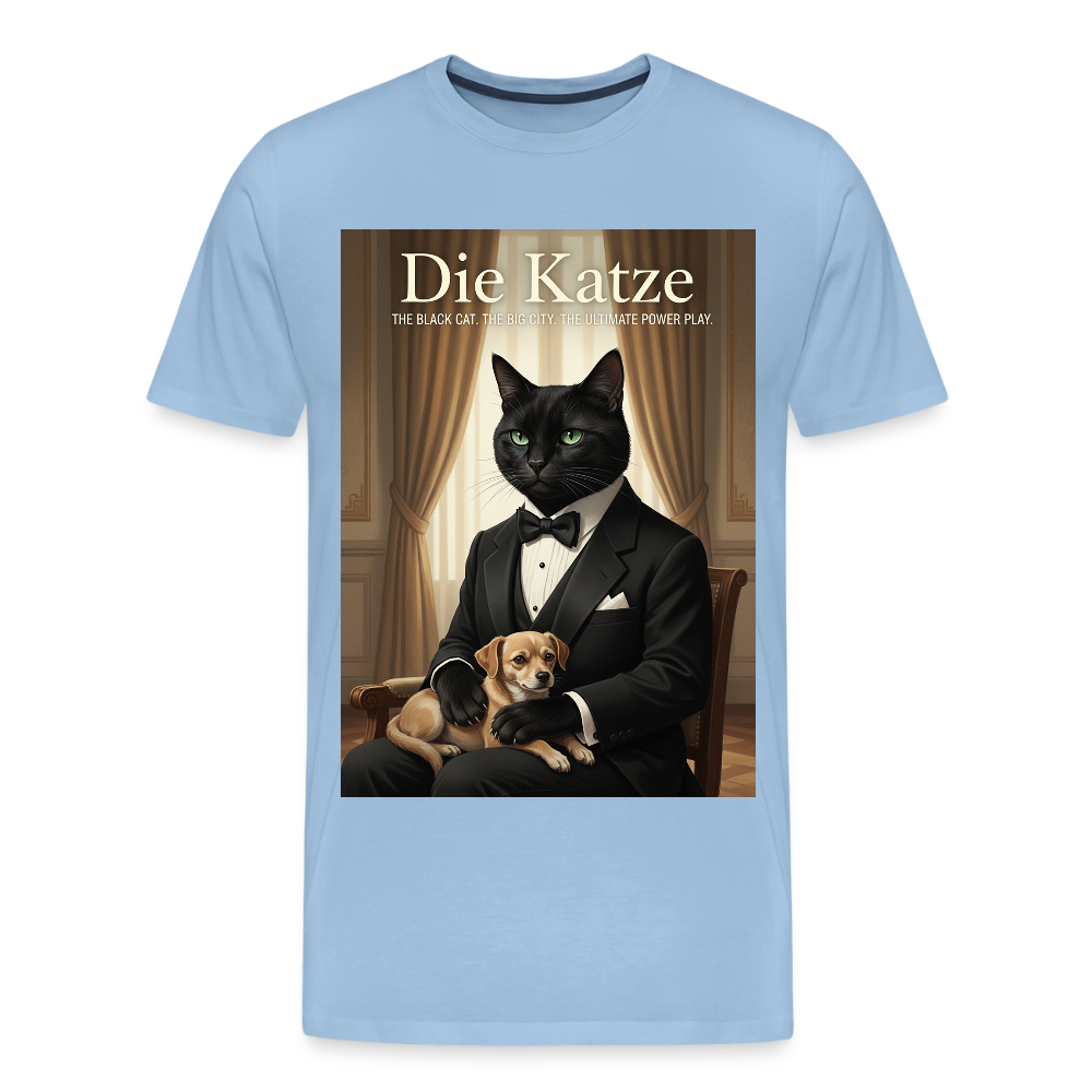 Die Katze – Krümel regelt das | Männer Premium T-Shirt - Sky