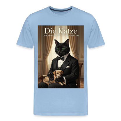 Die Katze – Krümel regelt das | Männer Premium T-Shirt - Sky