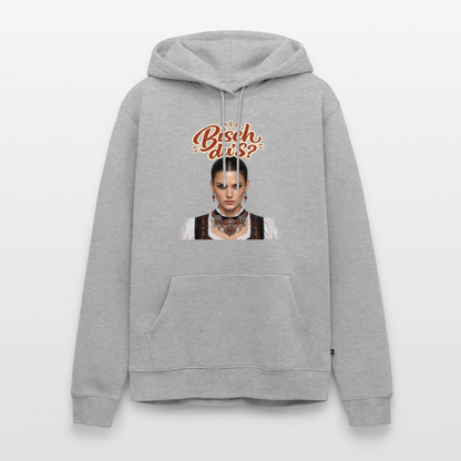 Schwarzwaldstolz – Sie weiß, wer sie isch | Männer Premium Hoodie - Grau meliert