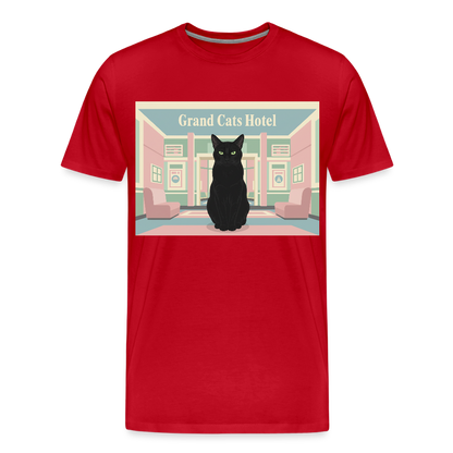 Grand Hotel Krümel | Männer Premium T-Shirt - Rot