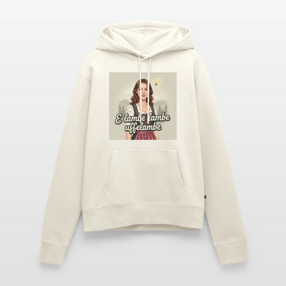 E Lambe, lambe, uffelambe – Alemannischer Geistesblitz | Frauen Premium Hoodie - Naturweiß